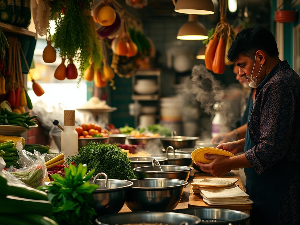 Mercado y Comal